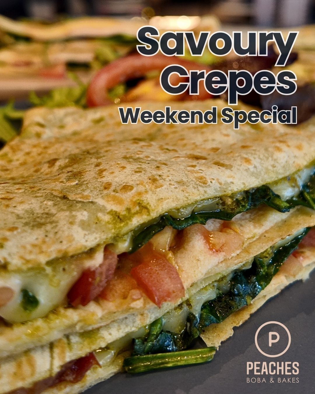 Pesto Chicken, spinach, avocado & cheese